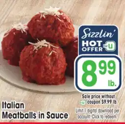 Jewel-Osco Italian Meatballs in Sauce offer
