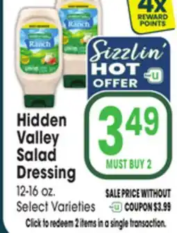 Jewel-Osco Hidden Valley Salad Dressing offer