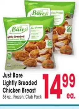 Jewel-Osco Just Bare Lightly Breaded Chicken Breast offer