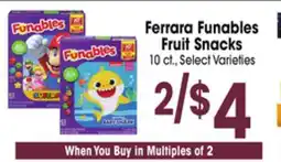 Jewel-Osco Ferrara Funables Fruit Snacks offer