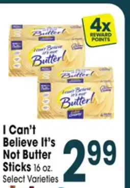 Jewel-Osco I Can't Believe It's Not Butter Sticks offer