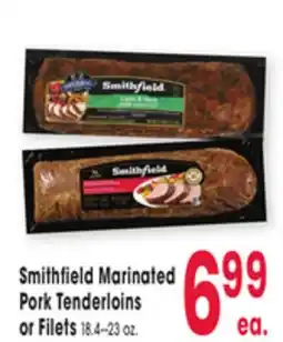 Jewel-Osco Smithfield Marinated Pork Tenderloins or Filets offer