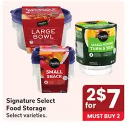 Jewel-Osco Signature Select Food Storage offer
