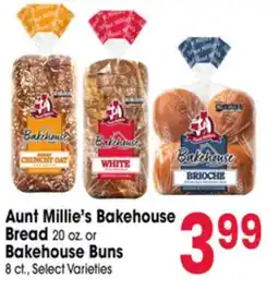 Jewel-Osco Aunt Millie's Bakehouse Bread 20 oz. or Bakehouse Buns 8 ct offer