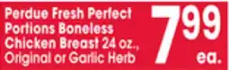 Jewel-Osco Perdue Fresh Perfect Portions Boneless Chicken Breast offer