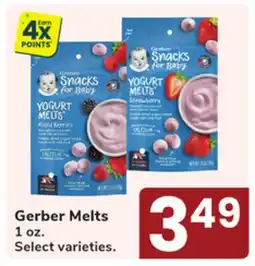 Jewel-Osco Gerber Melts offer