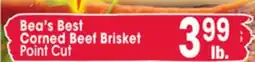 Jewel-Osco Bea's Best Corned Beef Brisket offer