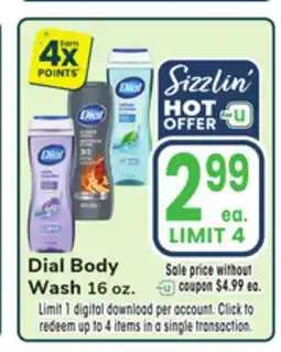 Jewel-Osco Dial Body Wash offer