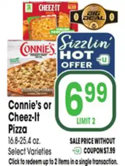 Jewel-Osco Connie's or Cheez-It Pizza offer