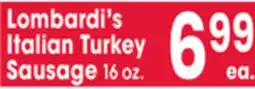 Jewel-Osco Lombardi's Italian Turkey Sausage offer