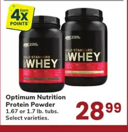 Jewel-Osco Optimum Nutrition Protein Powder offer