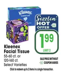 Jewel-Osco Kleenex Facial Tissue offer
