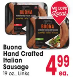 Jewel-Osco Buona Hand Crafted Italian Sausage offer