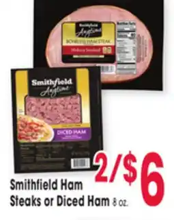 Jewel-Osco Smithfield Ham Steaks or Diced Ham offer