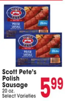 Jewel-Osco Scott Pete's Polish Polish Sausage offer