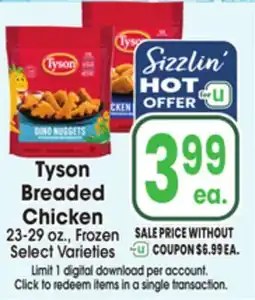 Jewel-Osco Tyson Breaded Chicken offer