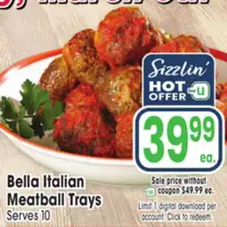 Jewel-Osco Bella Italian Meatball Trays offer
