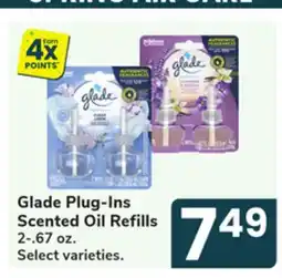 Jewel-Osco Glade Plug-Ins Scented Oil Refills offer