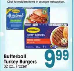 Jewel-Osco Butterball Turkey Burgers offer
