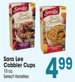 Jewel-Osco Sara Lee Cobbler Cups offer