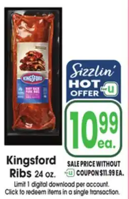 Jewel-Osco Kingsford Ribs offer