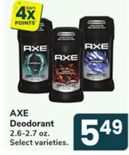 Jewel-Osco AXE Deodorant offer