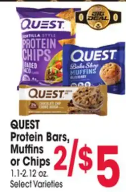 Jewel-Osco QUEST Protein Bars, Muffins or Chips offer