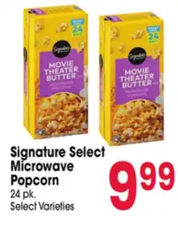 Jewel-Osco Signature Select Microwave Popcorn offer