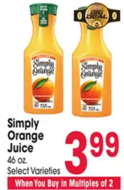 Jewel-Osco Simply Orange Juice offer