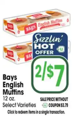 Jewel-Osco Bays English Muffins offer