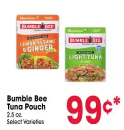 Jewel-Osco Bumble Bee Tuna Pouch offer