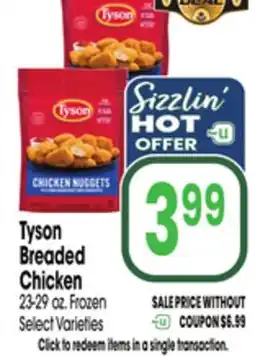Jewel-Osco Tyson Breaded Chicken offer