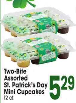 Jewel-Osco St. Patrick's Day Mini Cupcakes offer