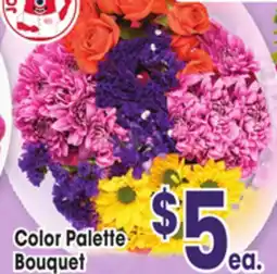 Jewel-Osco Color Palette Bouquet offer