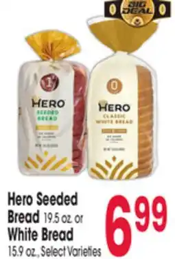 Jewel-Osco Hero Seeded Bread 19.5 oz. or White Bread 15.9 oz offer