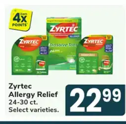 Jewel-Osco Zyrtec Allergy Relief offer