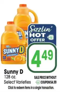 Jewel-Osco Sunny D offer