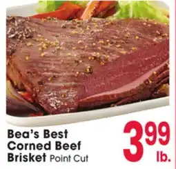 Jewel-Osco Bea's Best Corned Beef Brisket offer