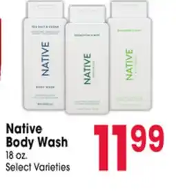 Jewel-Osco Native Body Wash offer
