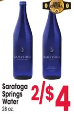 Jewel-Osco Saratoga Springs Water offer