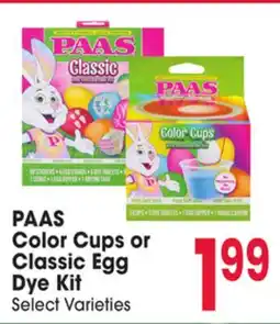 Jewel-Osco PAAS Color Cups or Classic Egg Dye Kit offer