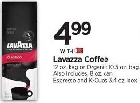 Tops Lavazza Coffee offer