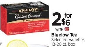 Tops Bigelow Tea offer
