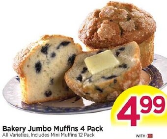 Tops Bakery Jumbo Muffins 4 Pack offer