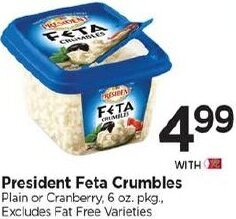 President Feta Crumbles