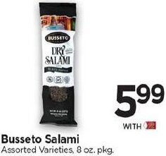 Tops Busseto Salami offer