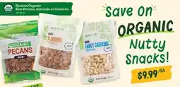 Sprouts Farmers Market Sprouts Organic Raw Pecans, Almonds or Cashews offer