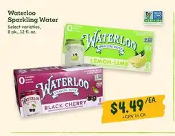 Sprouts Farmers Market Waterloo Sparkling Water offer