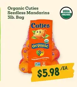 Sprouts Farmers Market Organic Cuties Seedless Mandarins offer