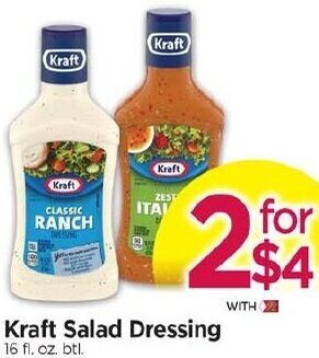 Tops Kraft Salad Dressing offer